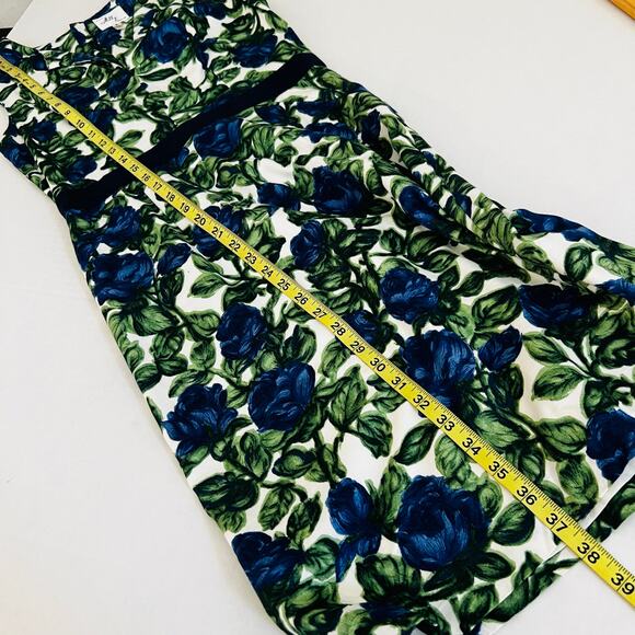 Milly Multicolor Floral Print Sleeveless Dress Size 4 - Picture 5 of 6